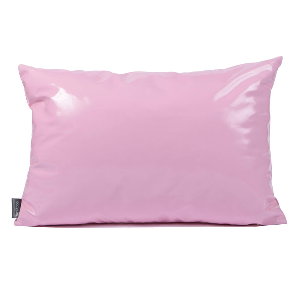 Pink faux Leather cushion - Peaka - Oggvada
